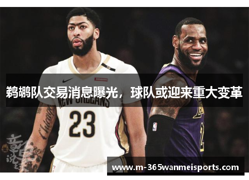 鹈鹕队交易消息曝光，球队或迎来重大变革